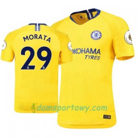 Koszulka Chelsea Alvaro Morata 29 Wyjazdowe Koszulki Piłkarskie 2018-2019 Krótki Rękaw